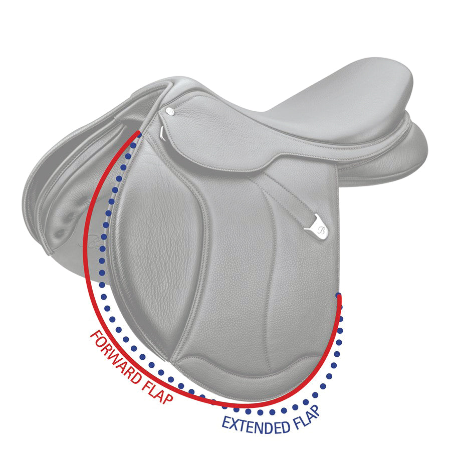 Caprilli Close Contact Saddle with Extended Flap