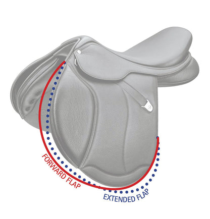 Caprilli Close Contact Saddle with Extended Flap