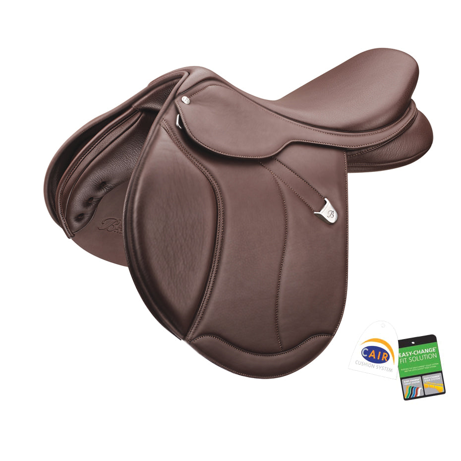 Caprilli Close Contact+ Saddle with Extended Flap and Luxe Leather