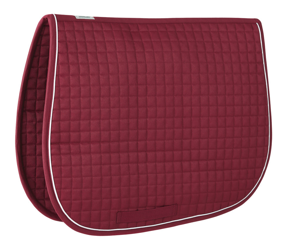 Quilted All-Purpose Piped Saddle Pad