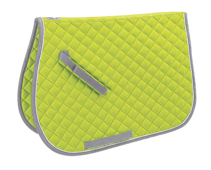 Quilted All-Purpose Piped Saddle Pad