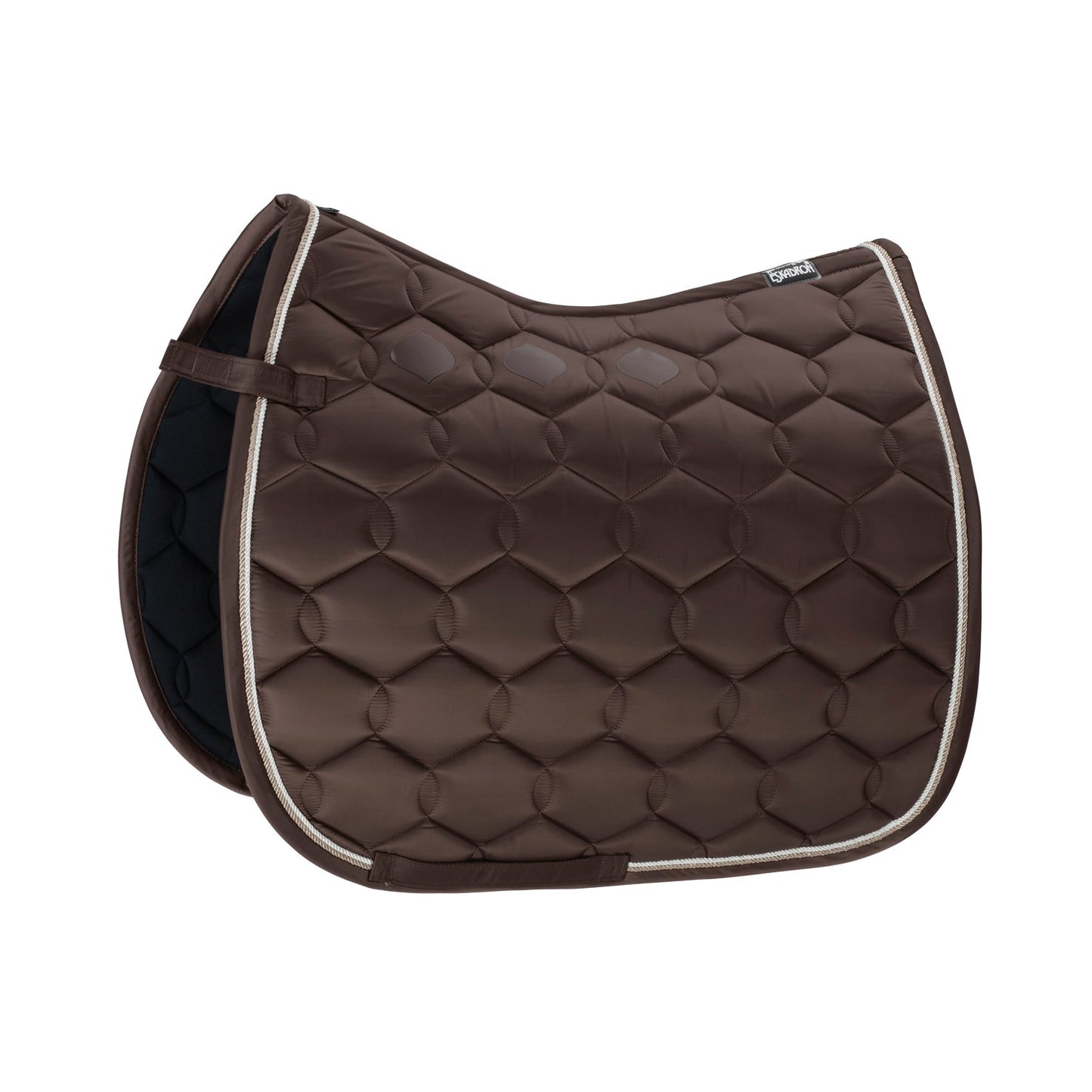 Glossy Wave Contrast Dressage Pad