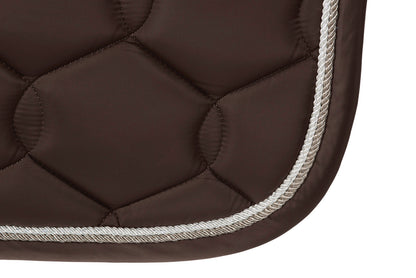 Glossy Wave Contrast Dressage Pad