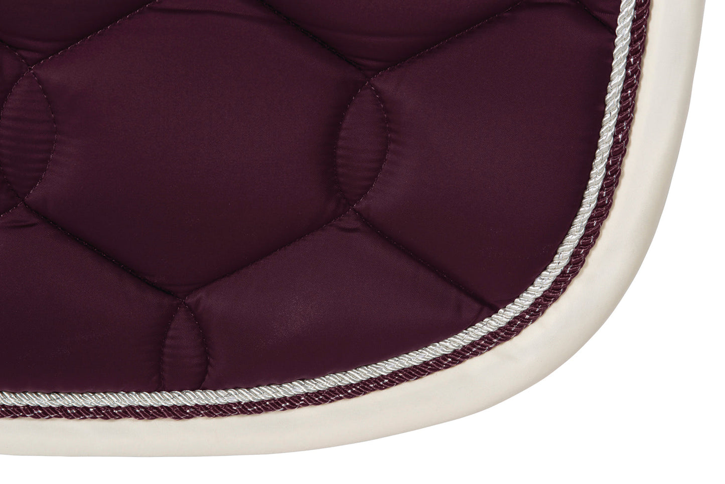 Glossy Wave Contrast Dressage Pad