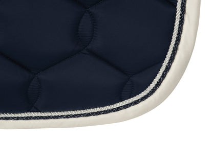 Glossy Wave Contrast Dressage Pad