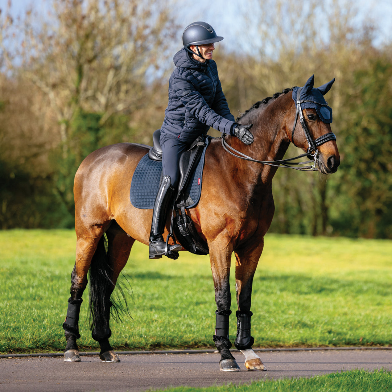 Suede Dressage Saddle Pad