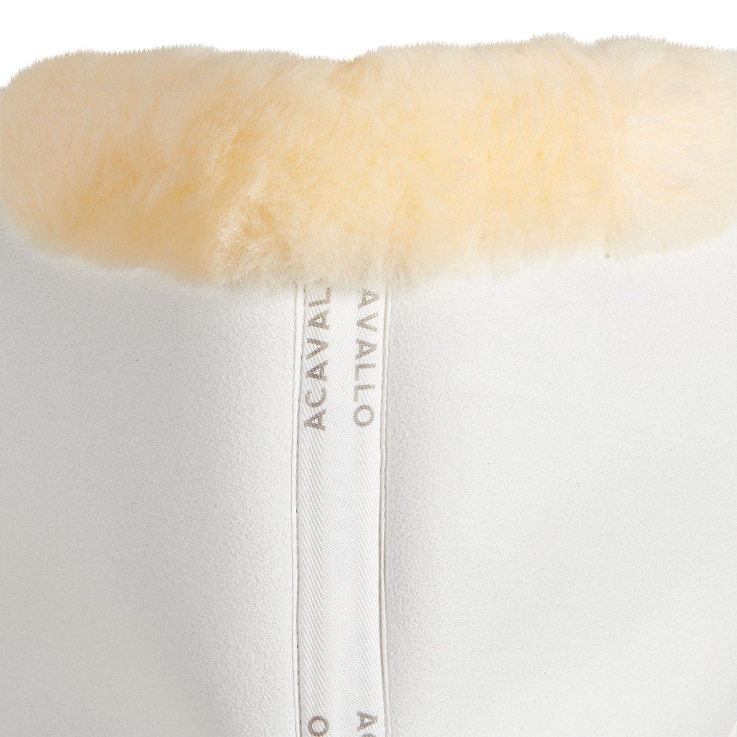 Memory Foam Suede Close Contact Half Pad with Sheepskin
