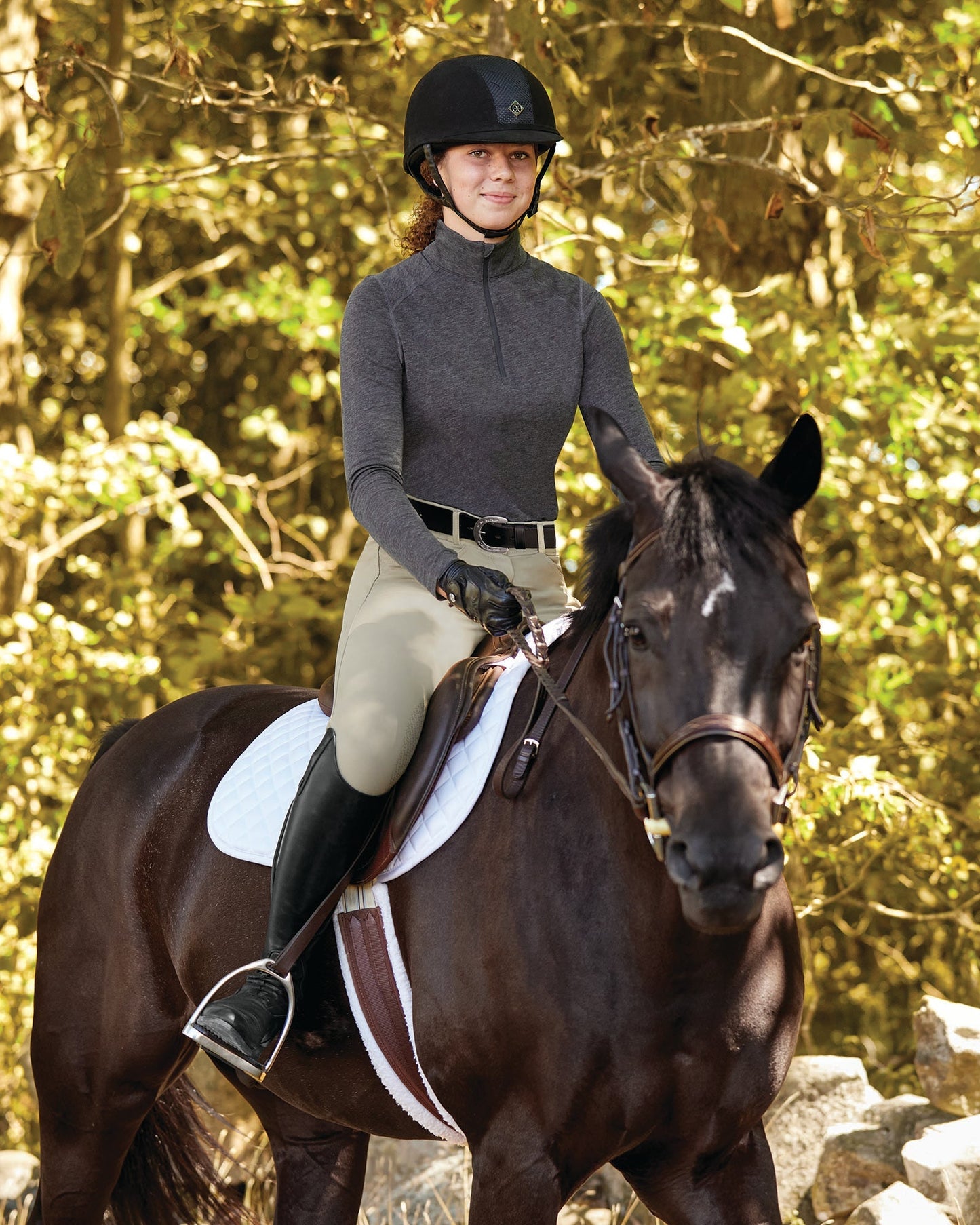 Ladies’ Valentina Quarter-Zip Shirt