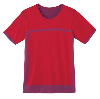 Ladies’ Mesh Knit Seamless Tee