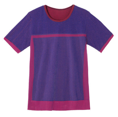 Ladies’ Mesh Knit Seamless Tee