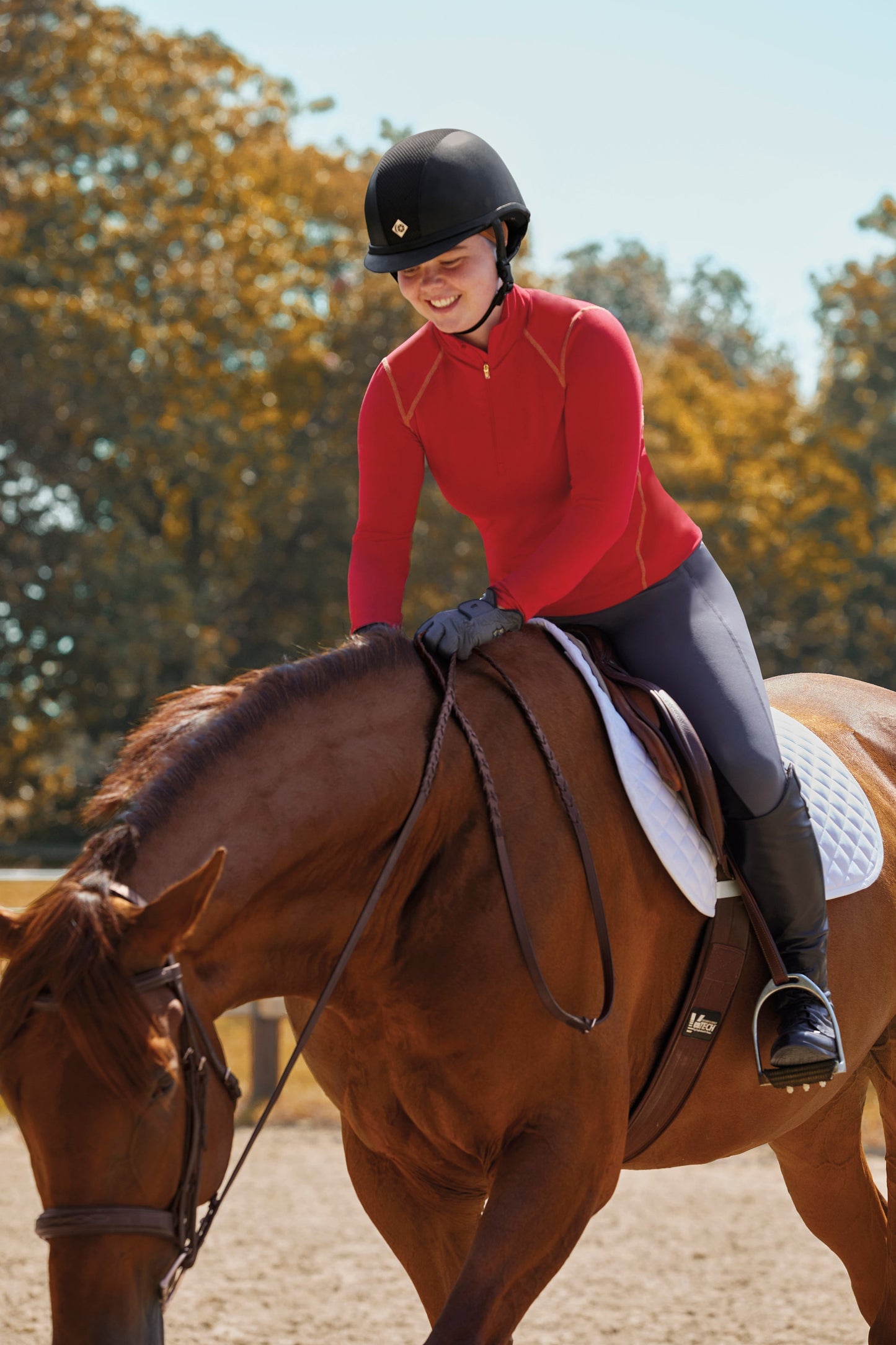 Ladies’ Kasey Quarter-Zip Shirt