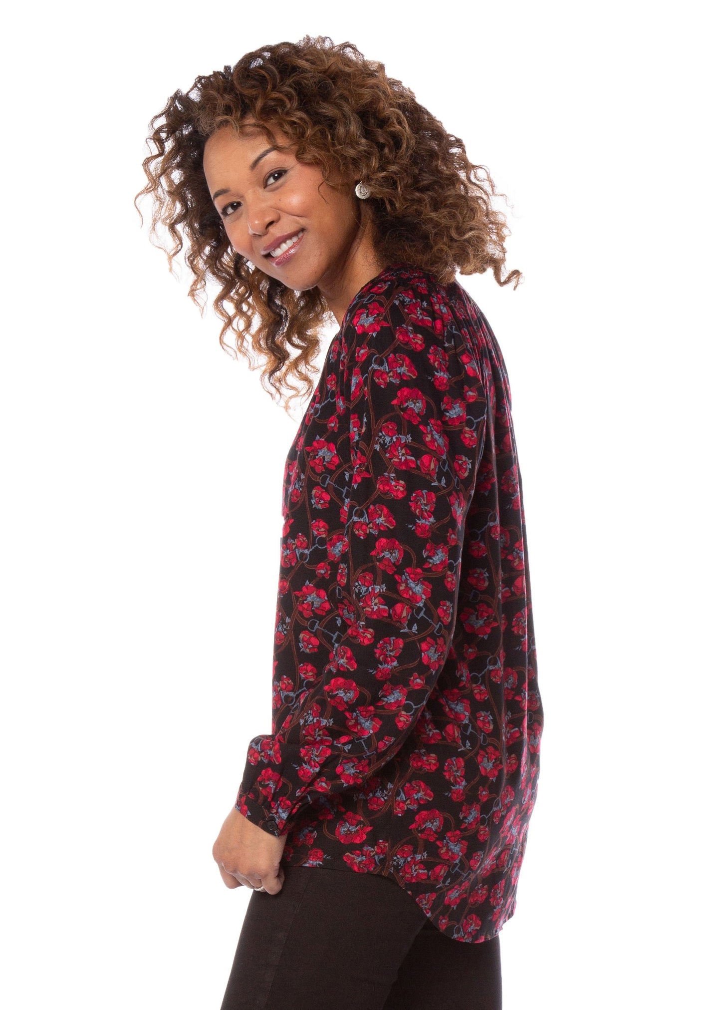 EQL by Ladies’ Modal Peasant Top