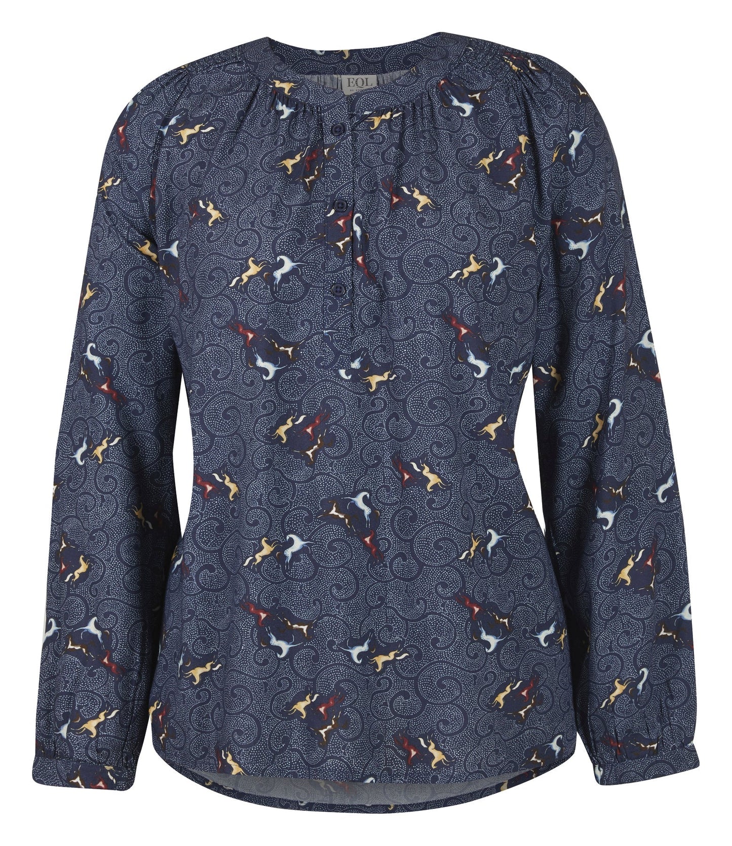 EQL by Ladies’ Modal Peasant Top