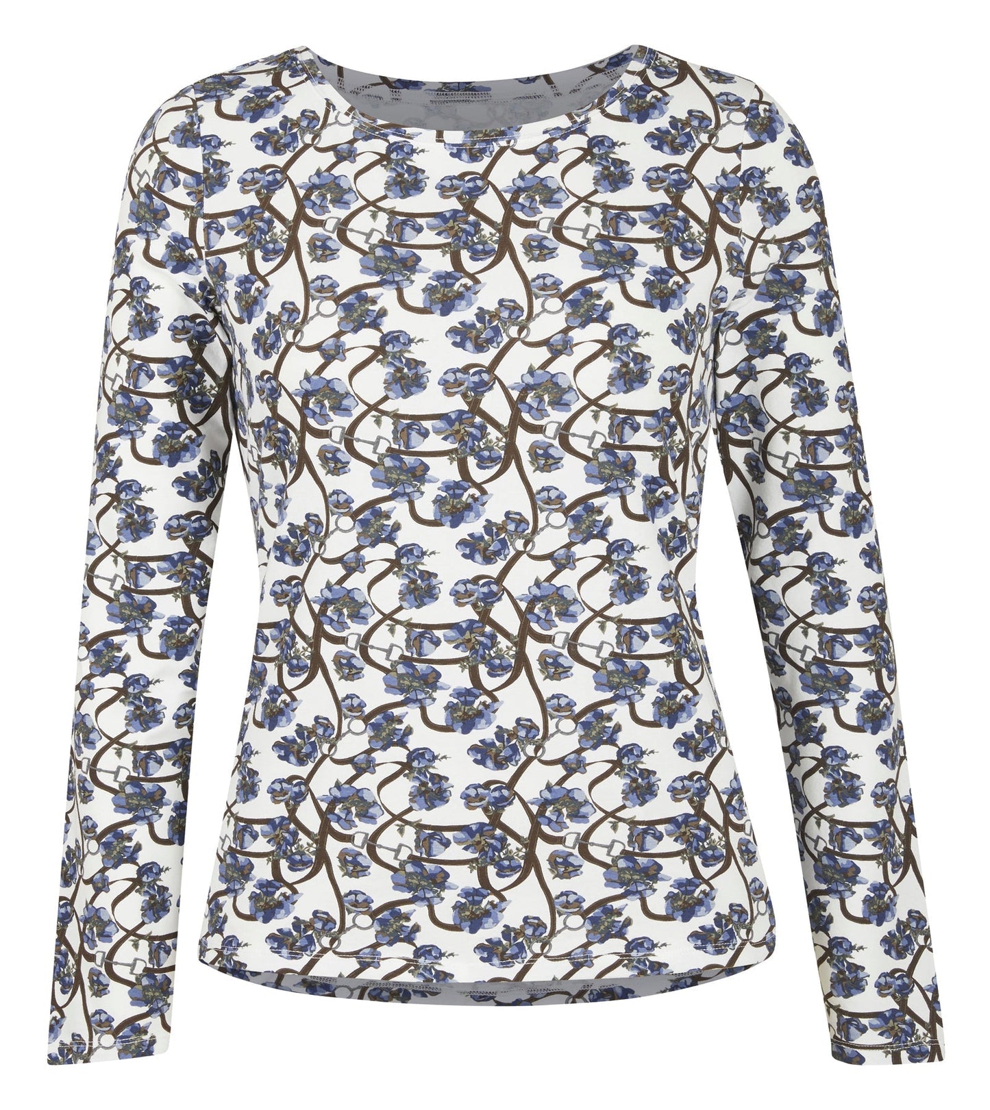 EQL by Ladies’ Organic Cotton Long Sleeve Print Top