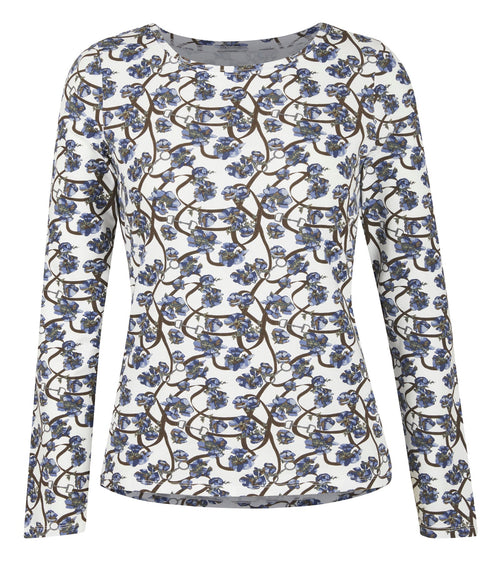 EQL by Ladies’ Organic Cotton Long Sleeve Print Top