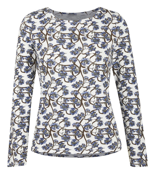 EQL by Ladies’ Organic Cotton Long Sleeve Print Top