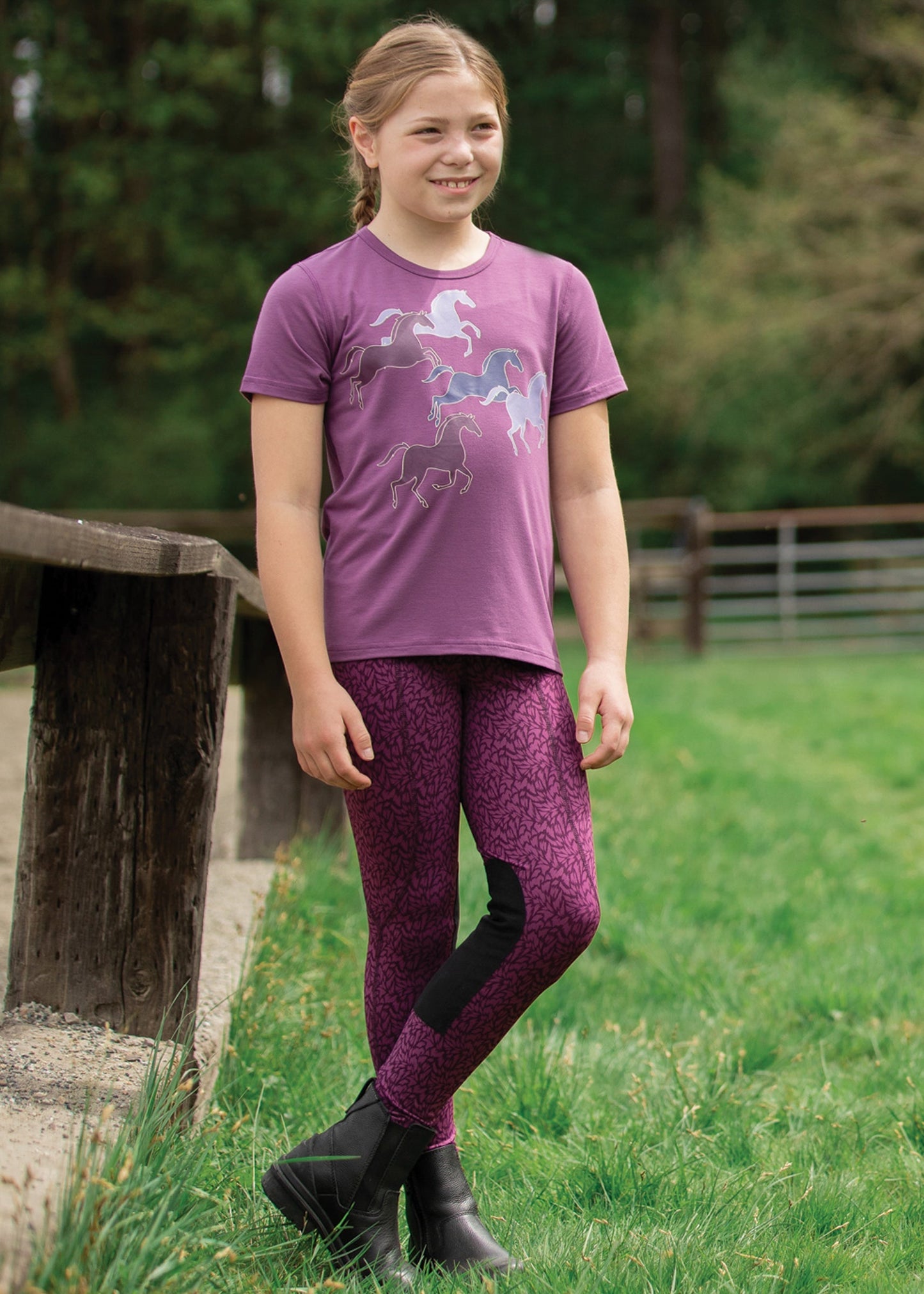 Kids’ Knee-Patch Performance Tight