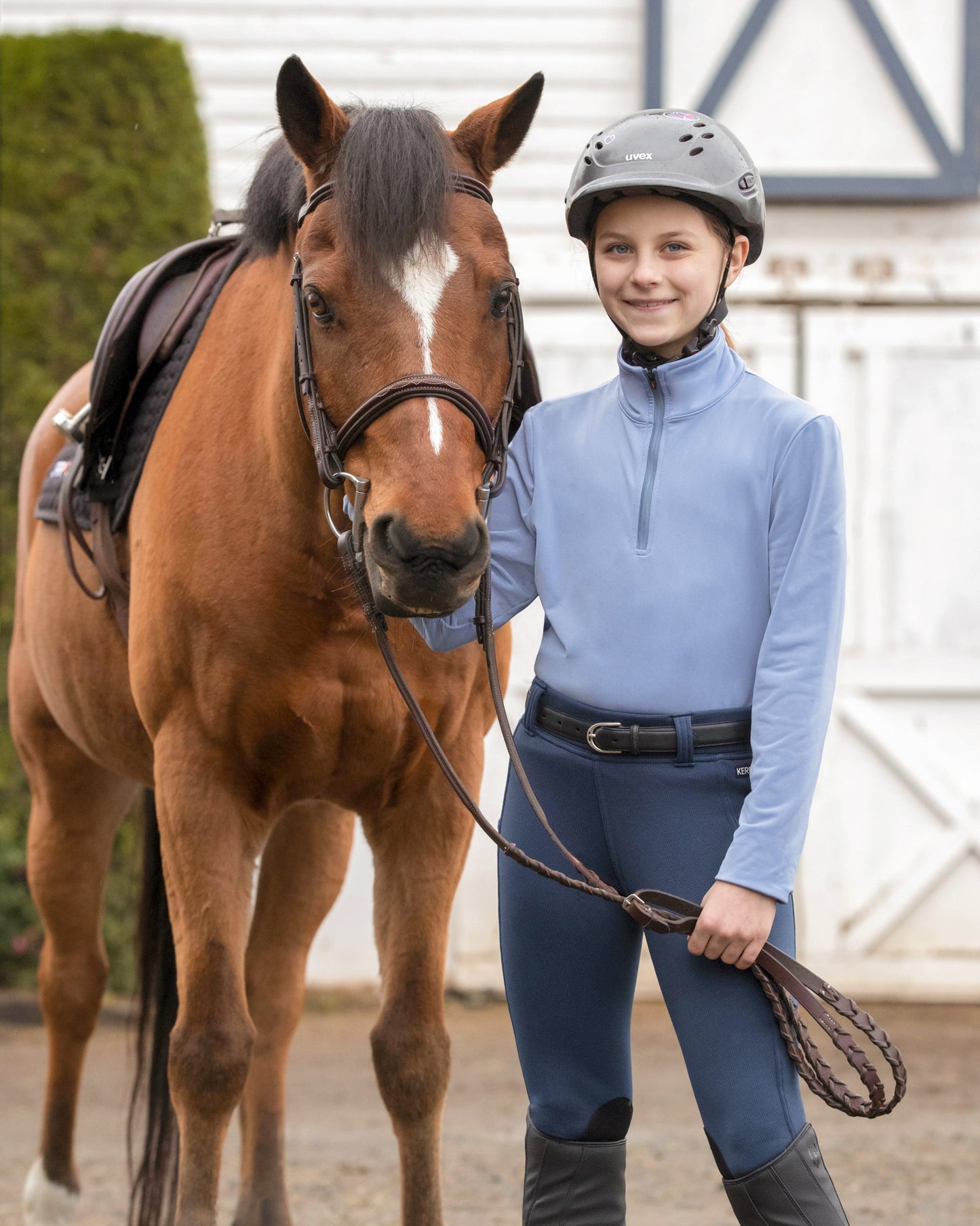 Kids’ Up Tempo Fleece Tech Top