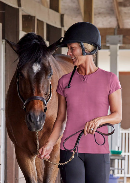 Ladies’ Breeze Short Sleeve Henley