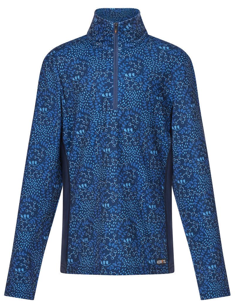 Kids’ Rail Side Quarter-Zip Tech Top