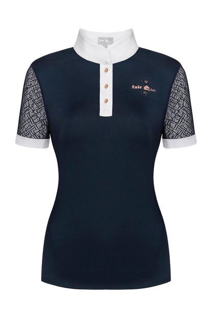 Ladies’ Cecile RoseGold Short Sleeve Show Shirt