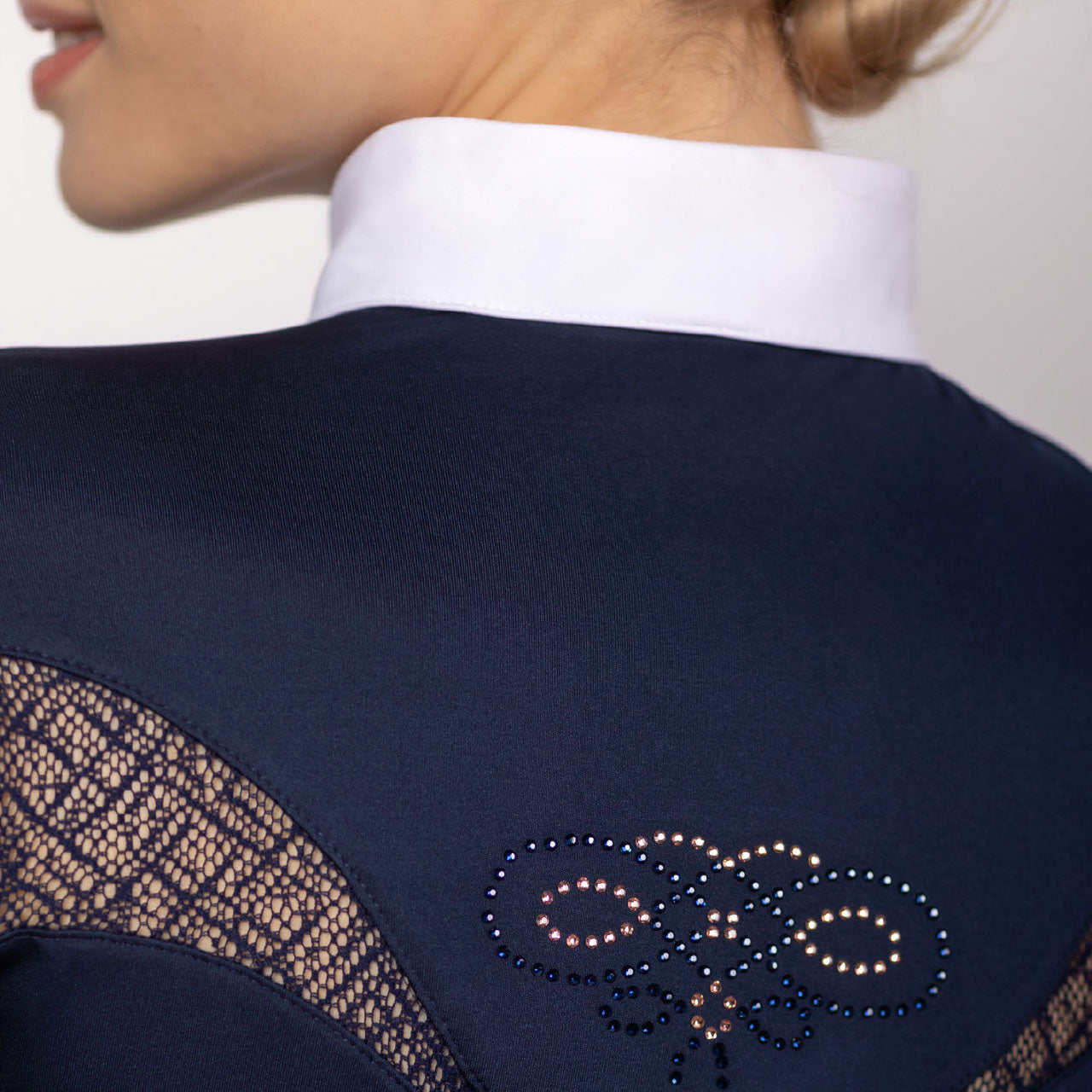 Ladies’ Cecile RoseGold Short Sleeve Show Shirt