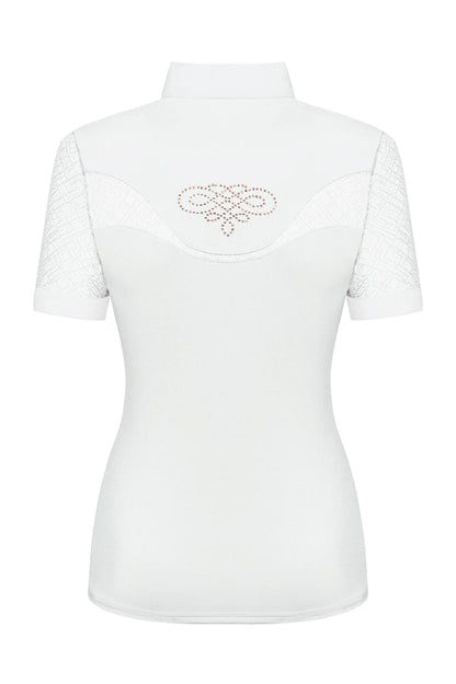 Ladies’ Cecile RoseGold Short Sleeve Show Shirt
