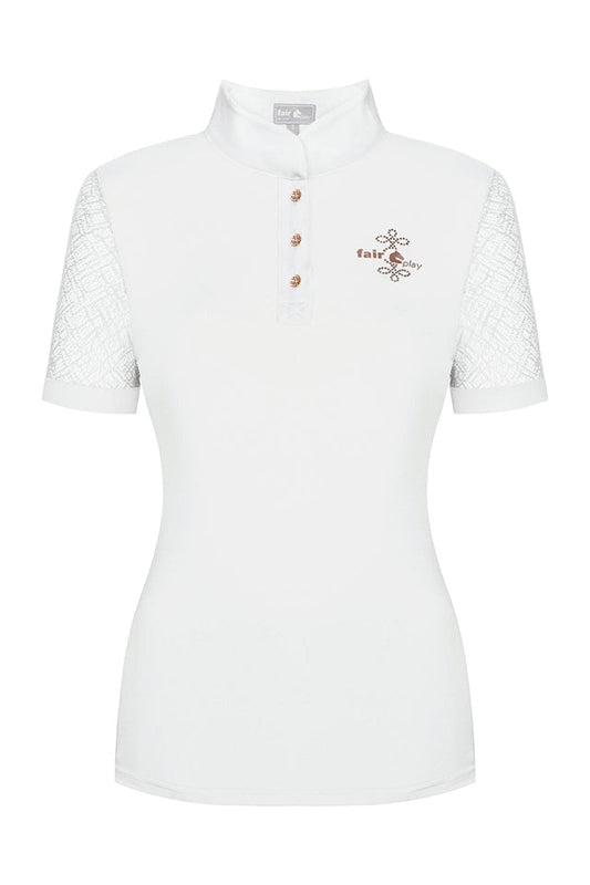 Ladies’ Cecile RoseGold Short Sleeve Show Shirt