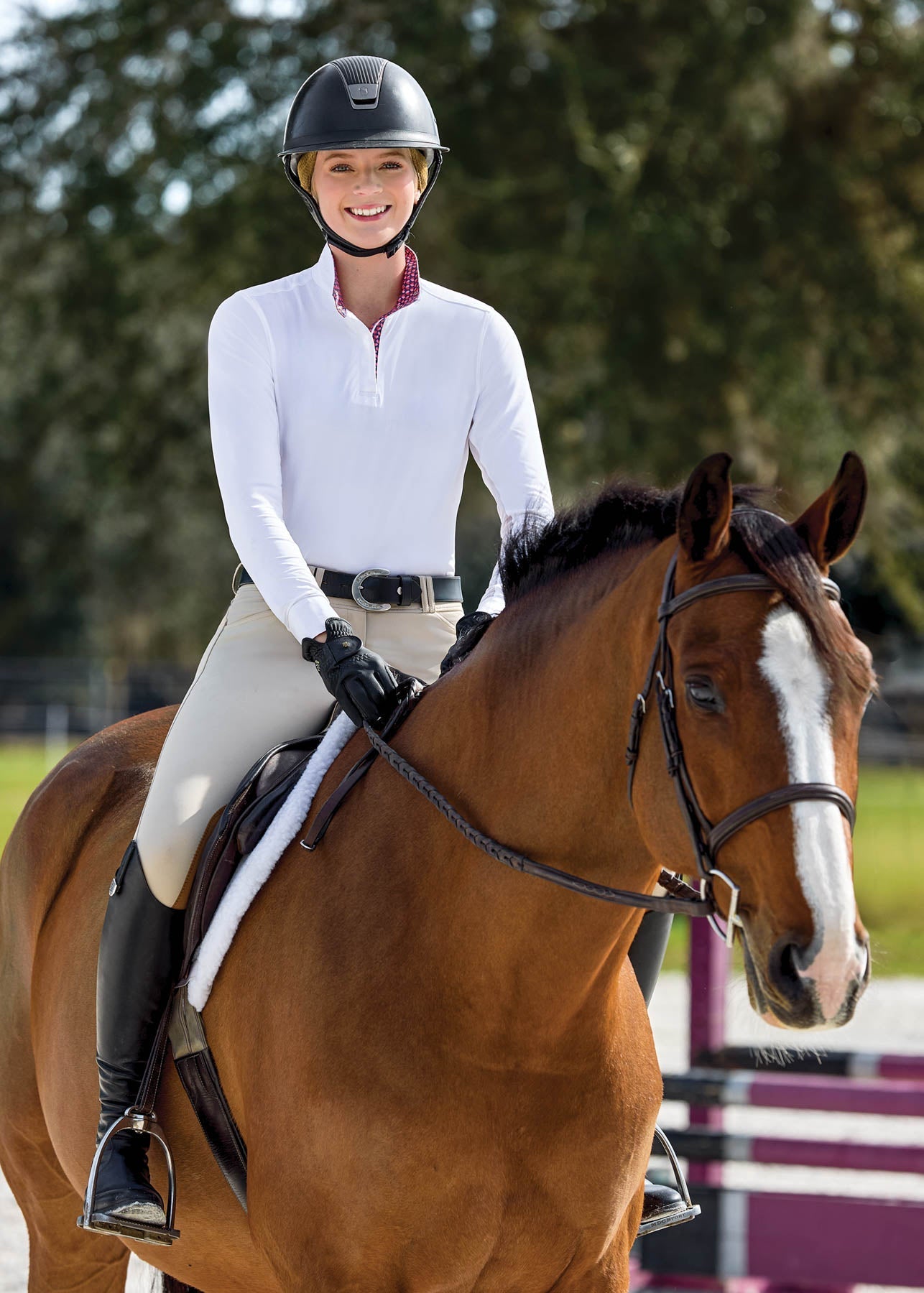 Ladies’ Showtime Long-Sleeve Show Shirt