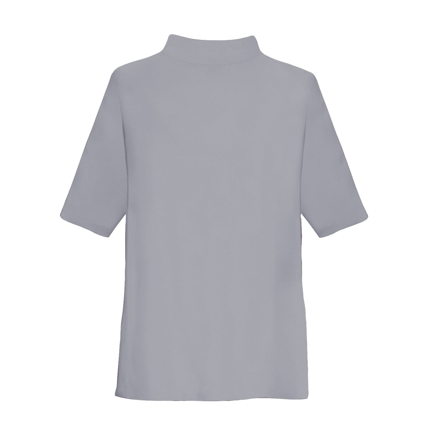 Short-Sleeve Mock Neck Sun Shirt