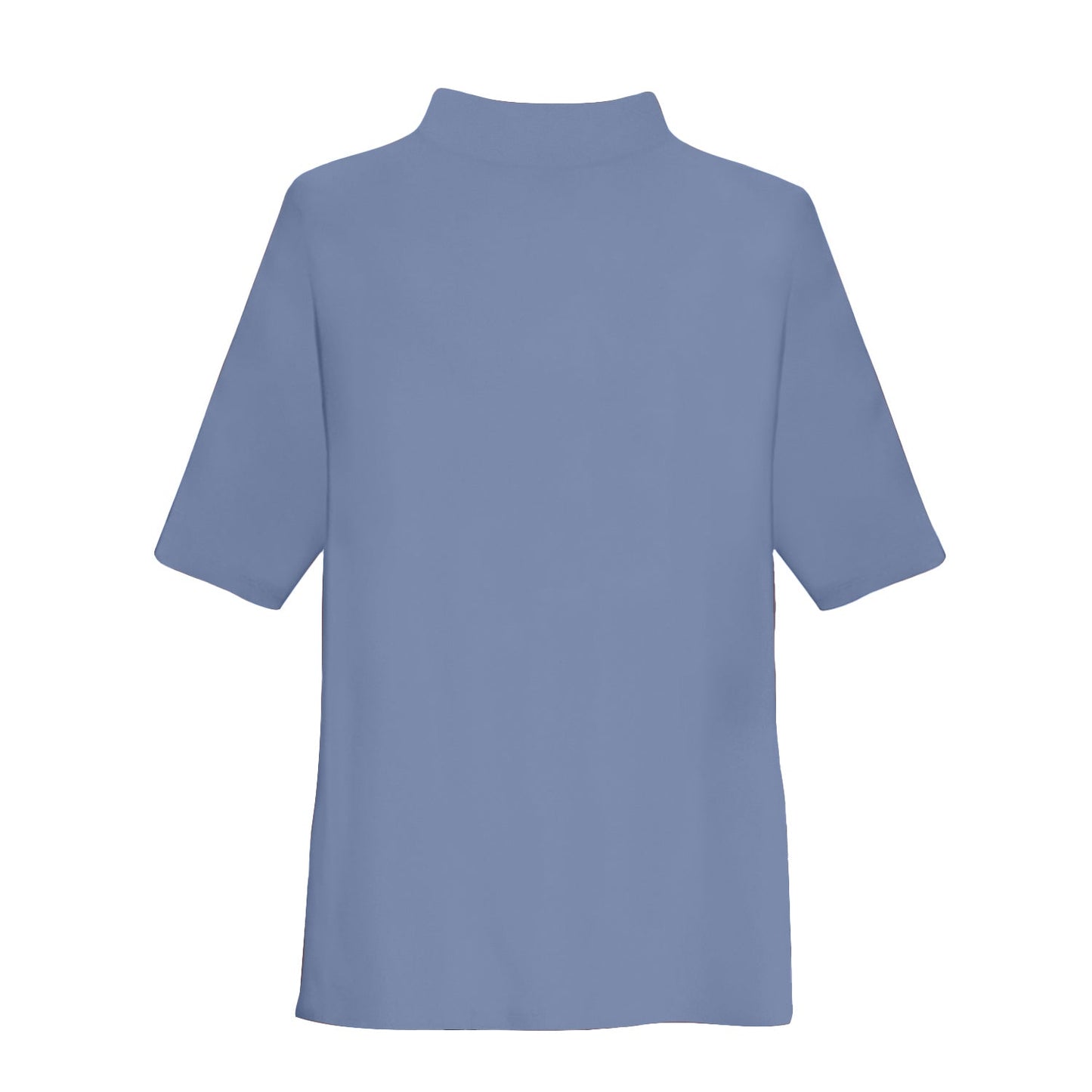 Short-Sleeve Mock Neck Sun Shirt