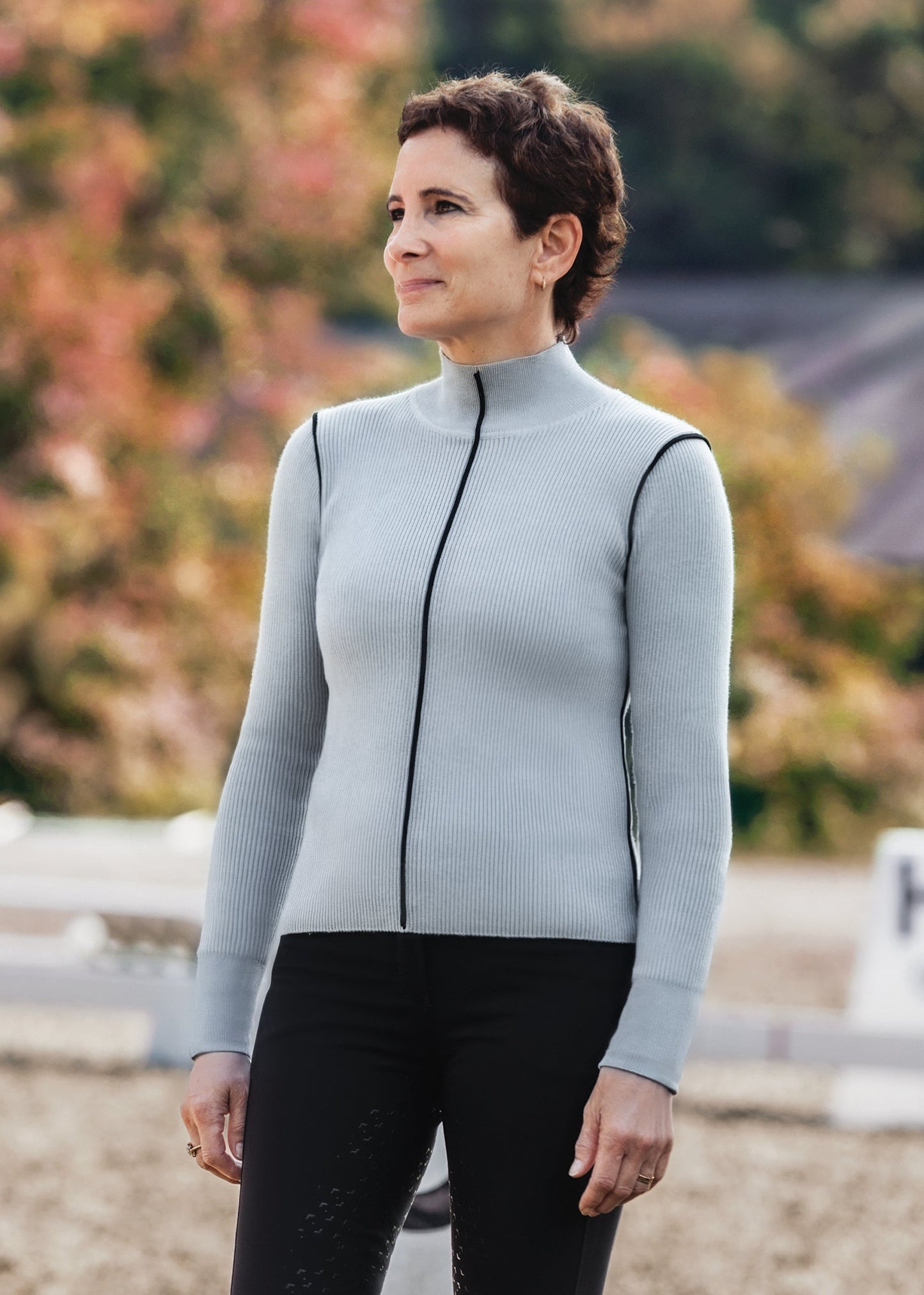 Kastel Denmark Ladies’ Mock Neck Knit Sweater