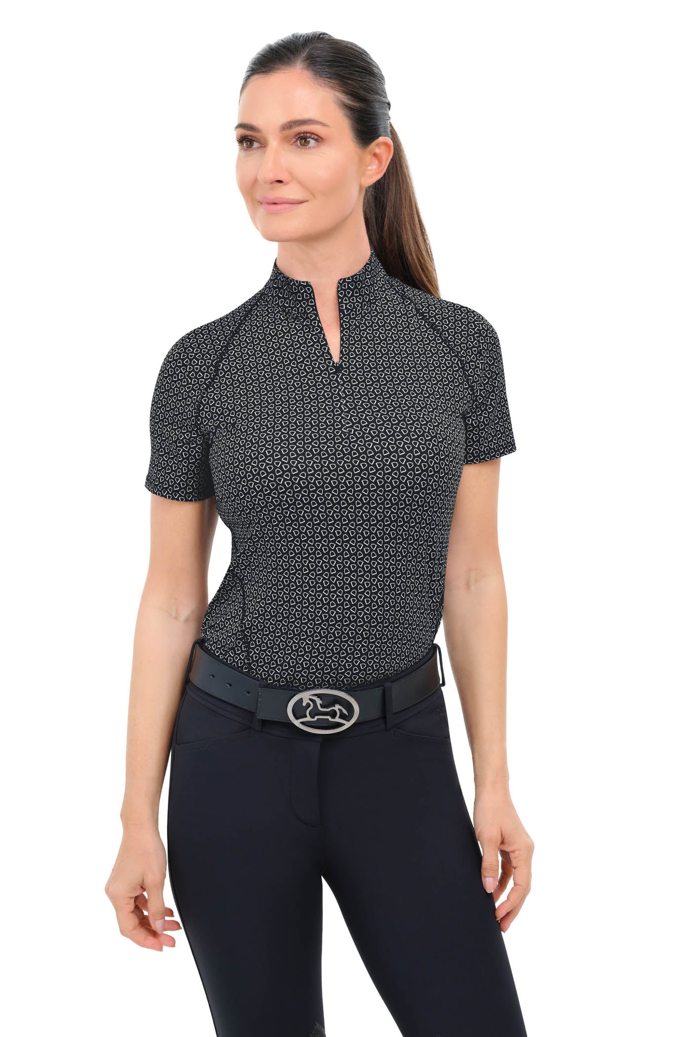 Ladies' Lucy 2.0 Quarter-Zip Short-Sleeve Shirt