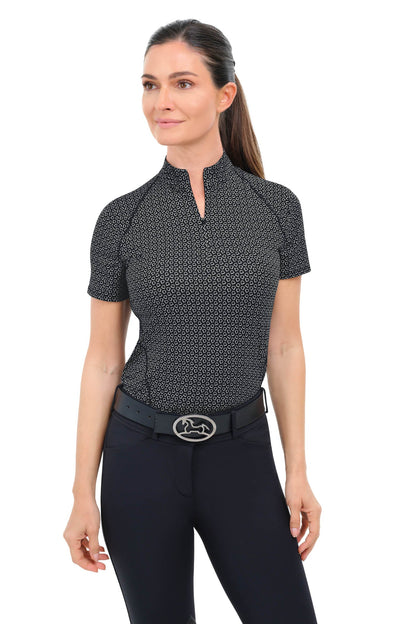 Ladies' Lucy 2.0 Quarter-Zip Short-Sleeve Shirt