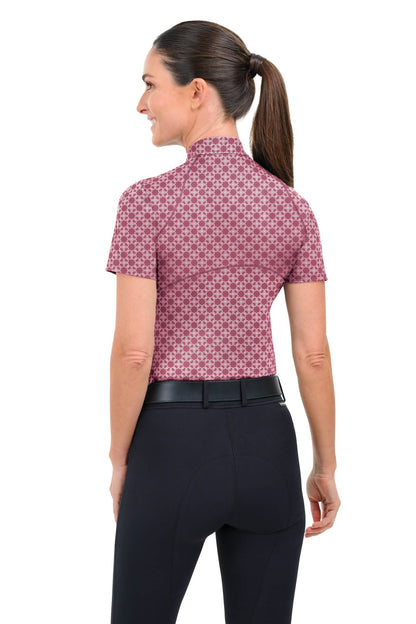 Ladies' Lucy 2.0 Quarter-Zip Short-Sleeve Shirt
