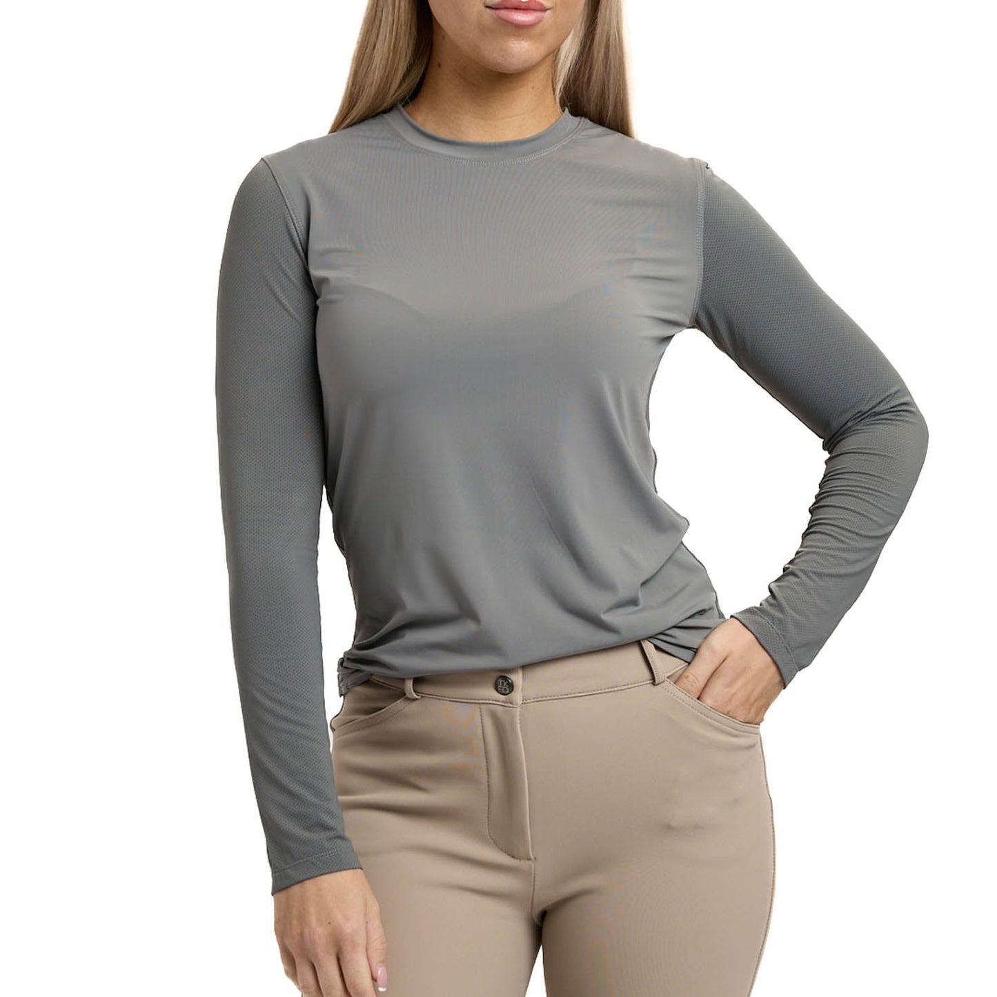 TKEQ Ladies' Globe Trotter Long-Sleeve Performance Top