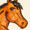 Hand-Painted Horse Wreath Ornament