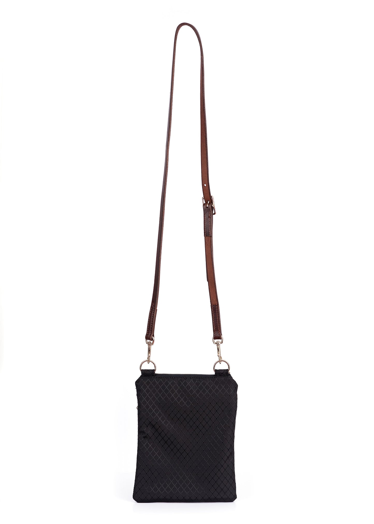 Champion Crossbody Bag with Leather Accents