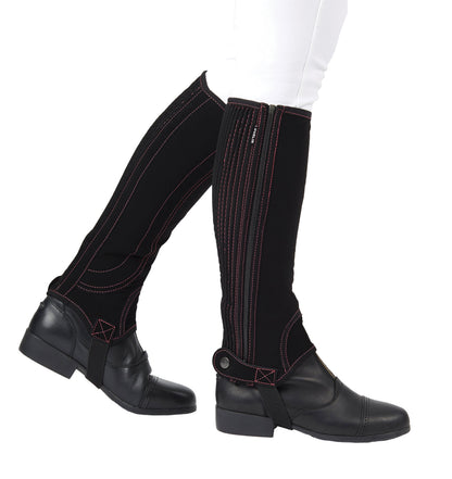 Children's Easy-Care Contrast Stitch Half Chaps
