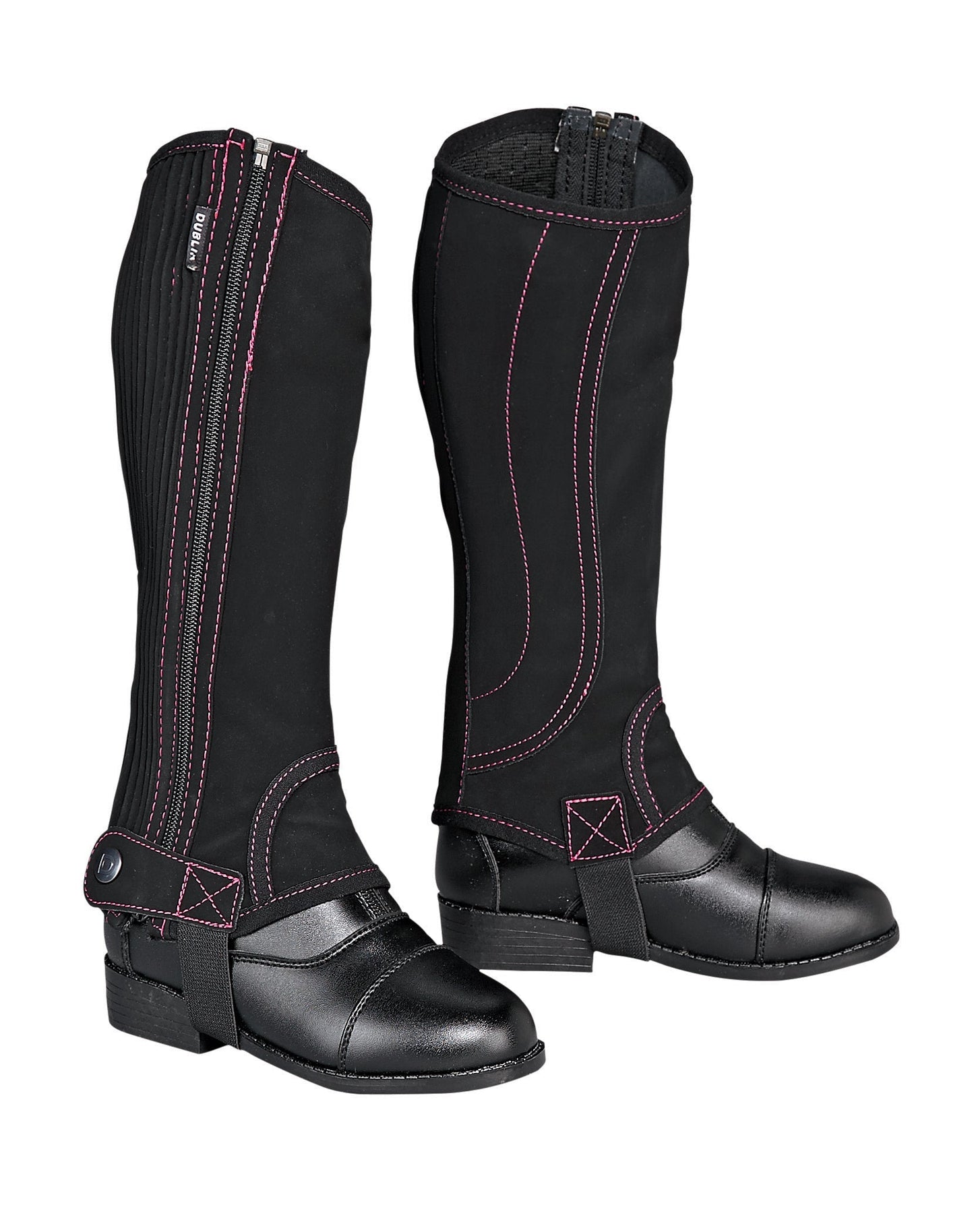 Children's Easy-Care Contrast Stitch Half Chaps