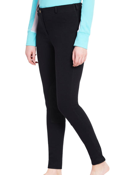 Ladies' Cotton Pull-On Knee-Patch Plus Breech