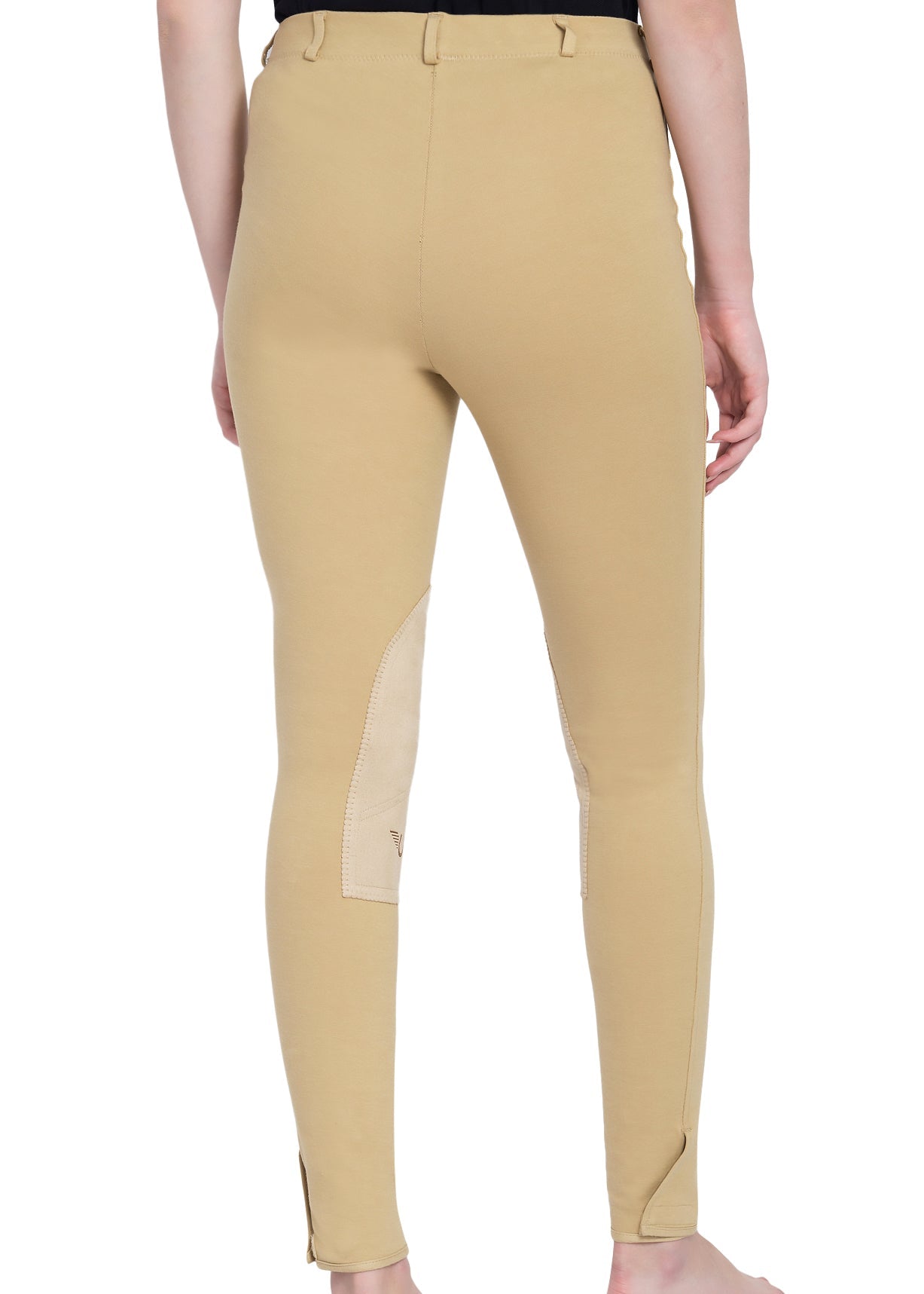 Ladies' Cotton Pull-On Knee-Patch Plus Breech