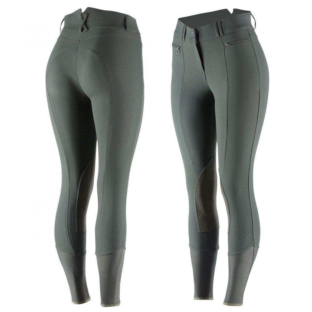 Ladies’ Angelina Synthetic Leather Knee-Patch Breech