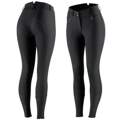 Ladies’ Angelina Synthetic Leather Knee-Patch Breech