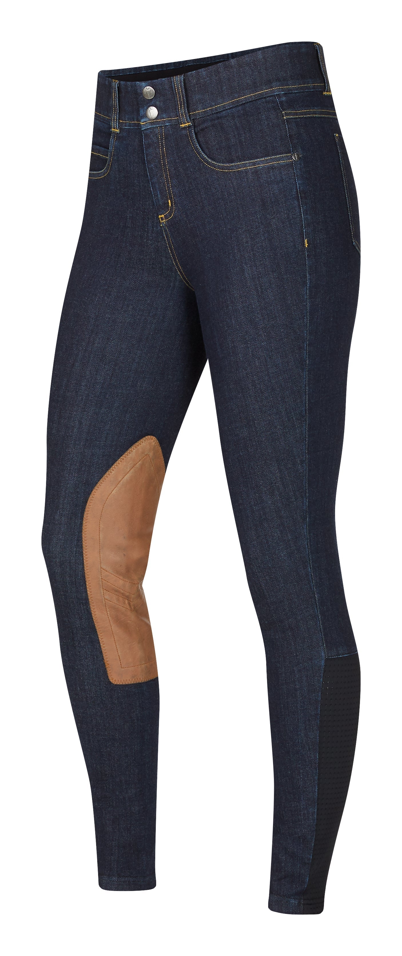 Ladies’ Stretch Denim Knee-Patch Breech
