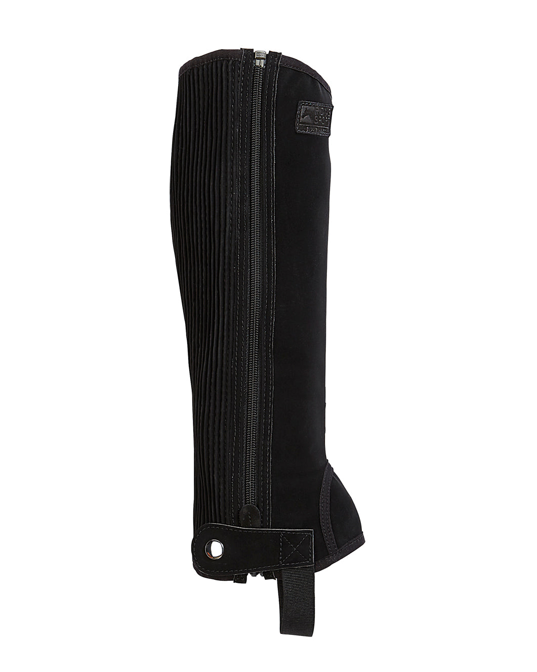 Adults’ Synthetic Suede Half Chaps with Silicone Grip Patches