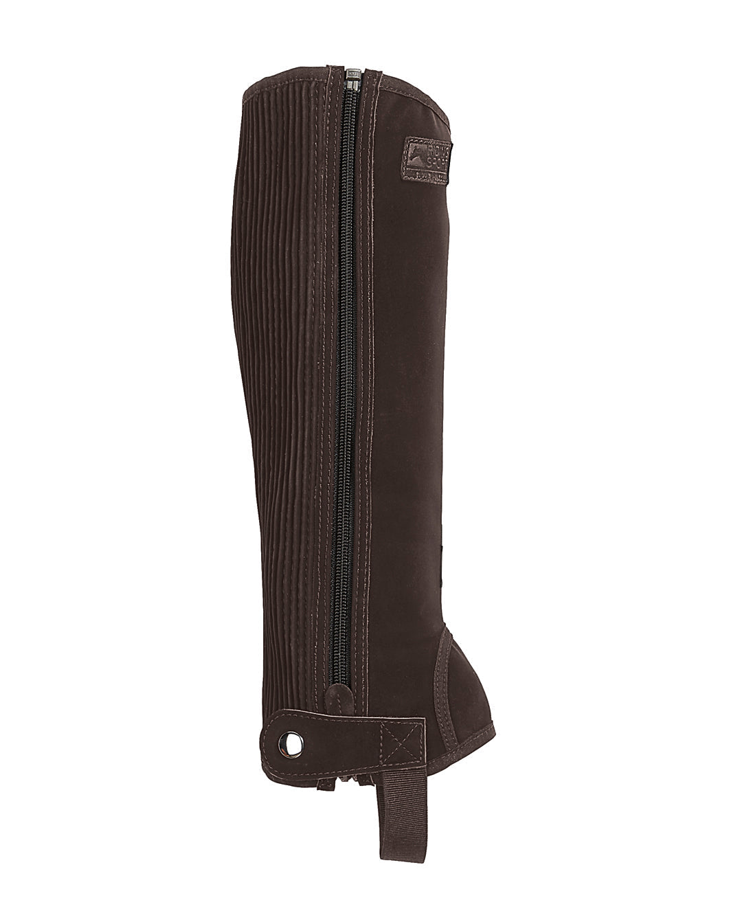 Adults’ Synthetic Suede Half Chaps with Silicone Grip Patches