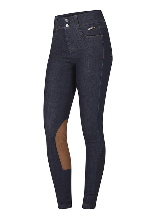 Kids’ Stretch Denim Knee-Patch Breech