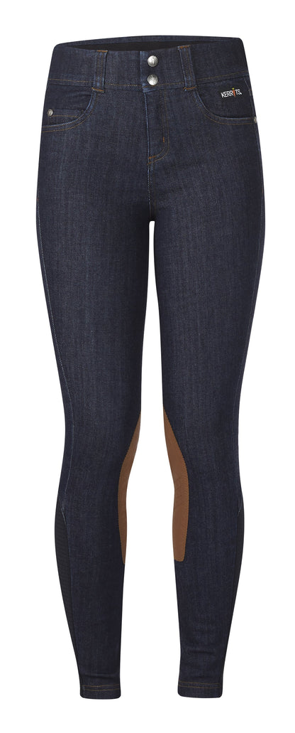 Kids’ Stretch Denim Knee-Patch Breech