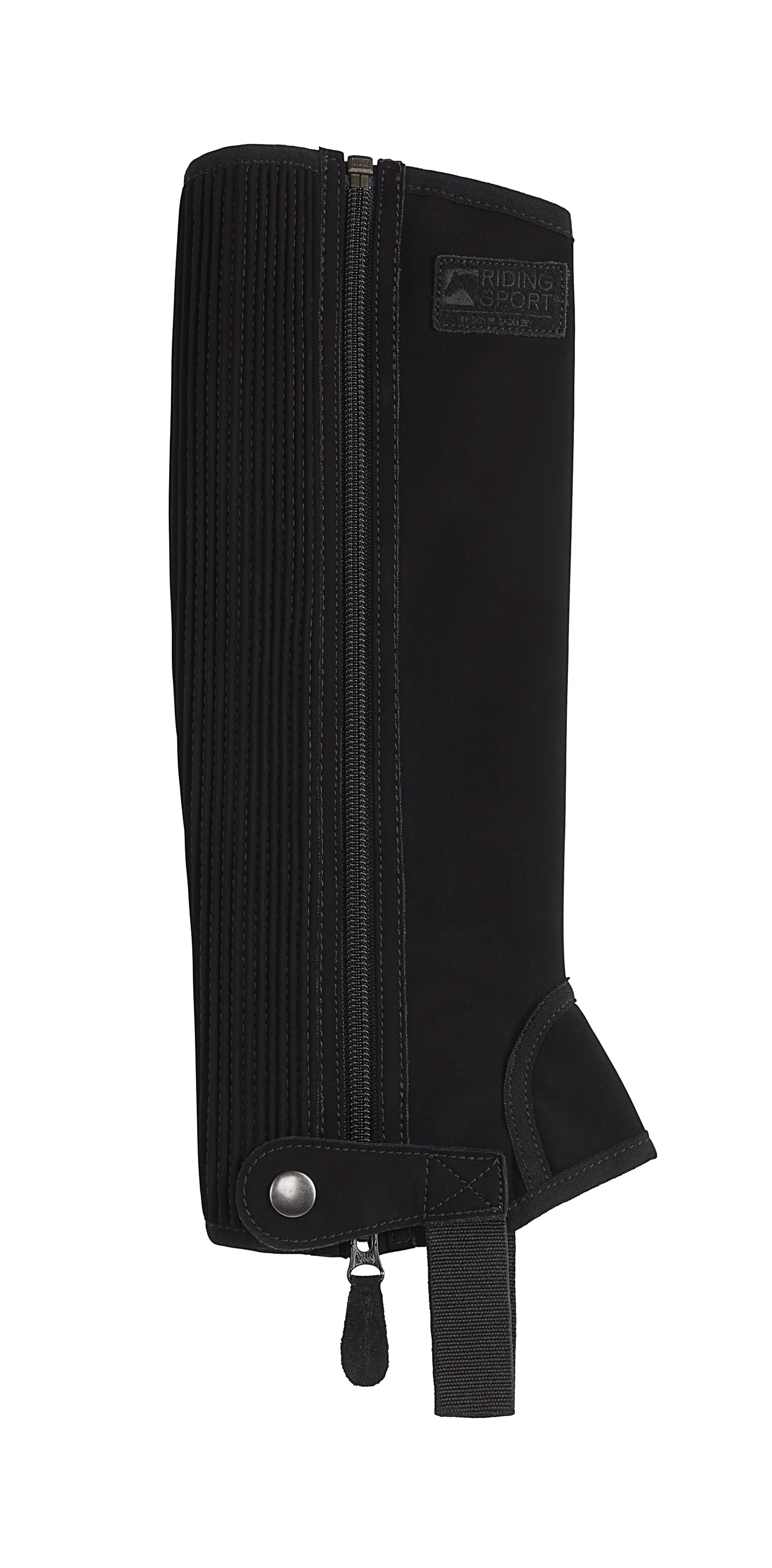 Kids’ Synthetic Suede Half Chaps with Silicone Grip Patches